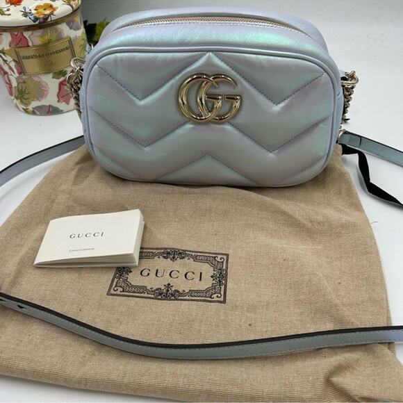 Women's Gucci GG medium Mormont shoulder bag Made in Italy - Picture 3 of 14